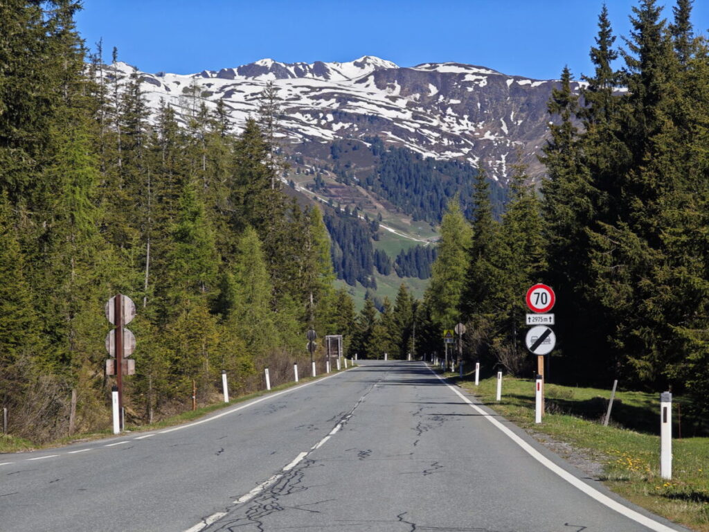 Ausblick am Gerlospass von der Gerlos Alpenstrasse