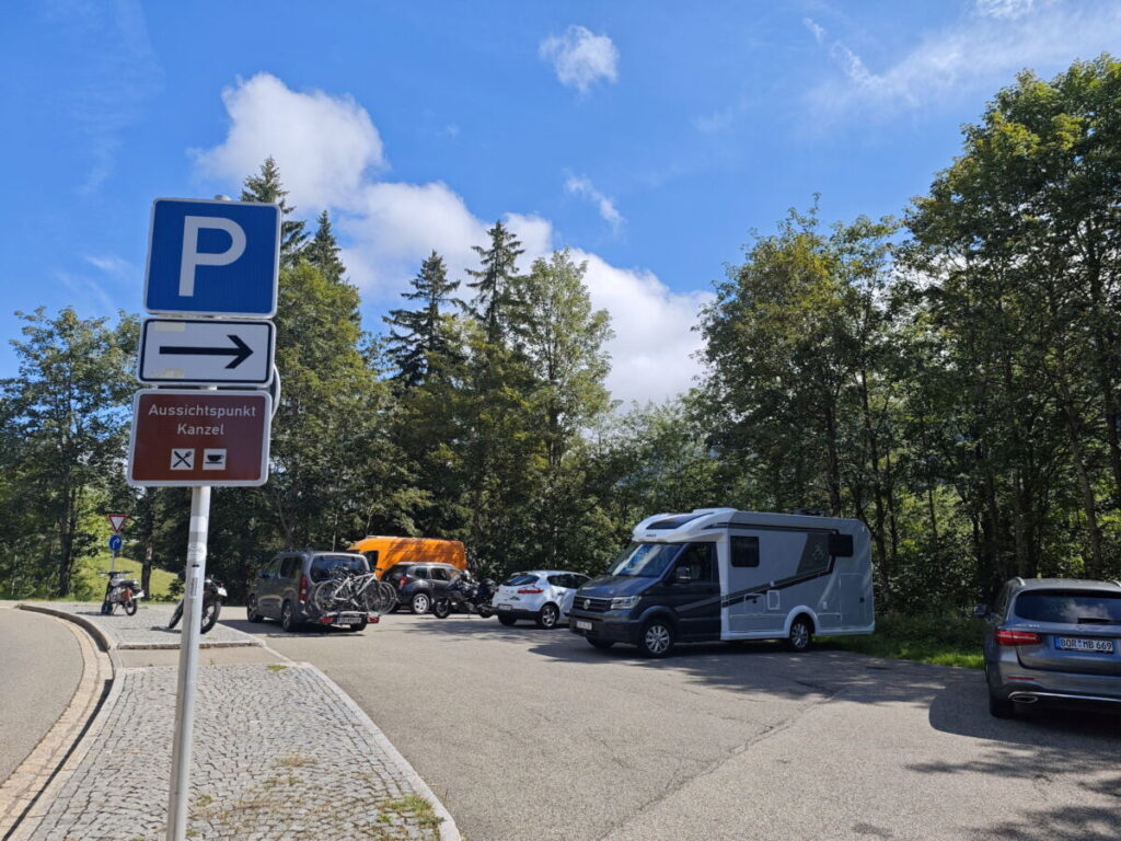 Oberjochpass Parkplatz